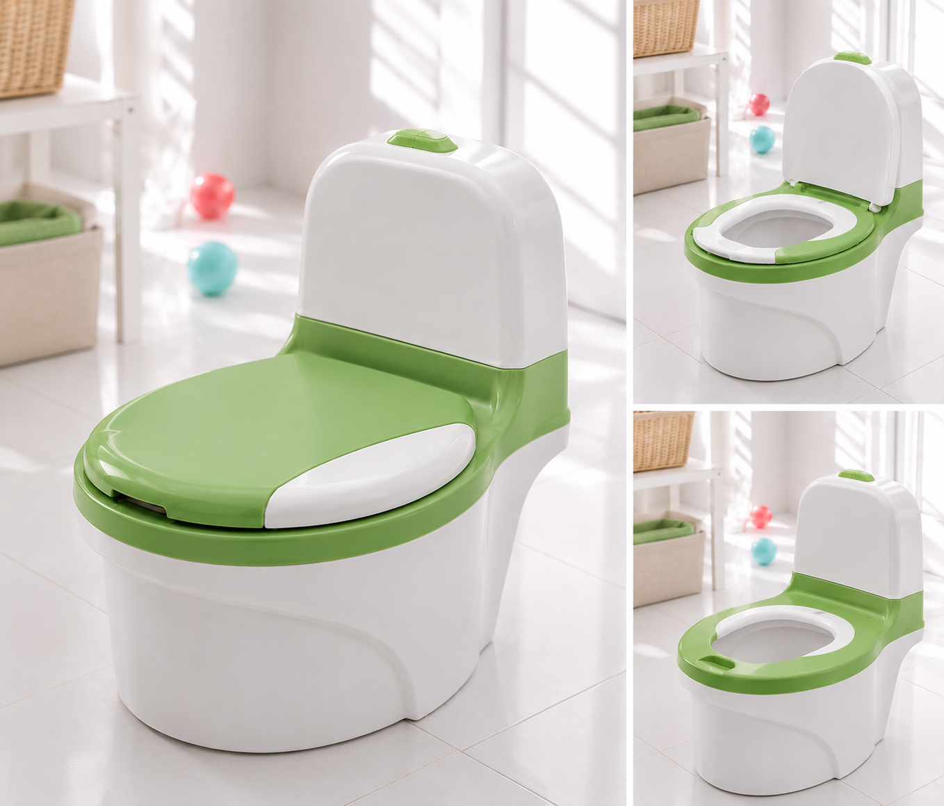 PREMIUM BABY POTTY TRAINER - GREEN