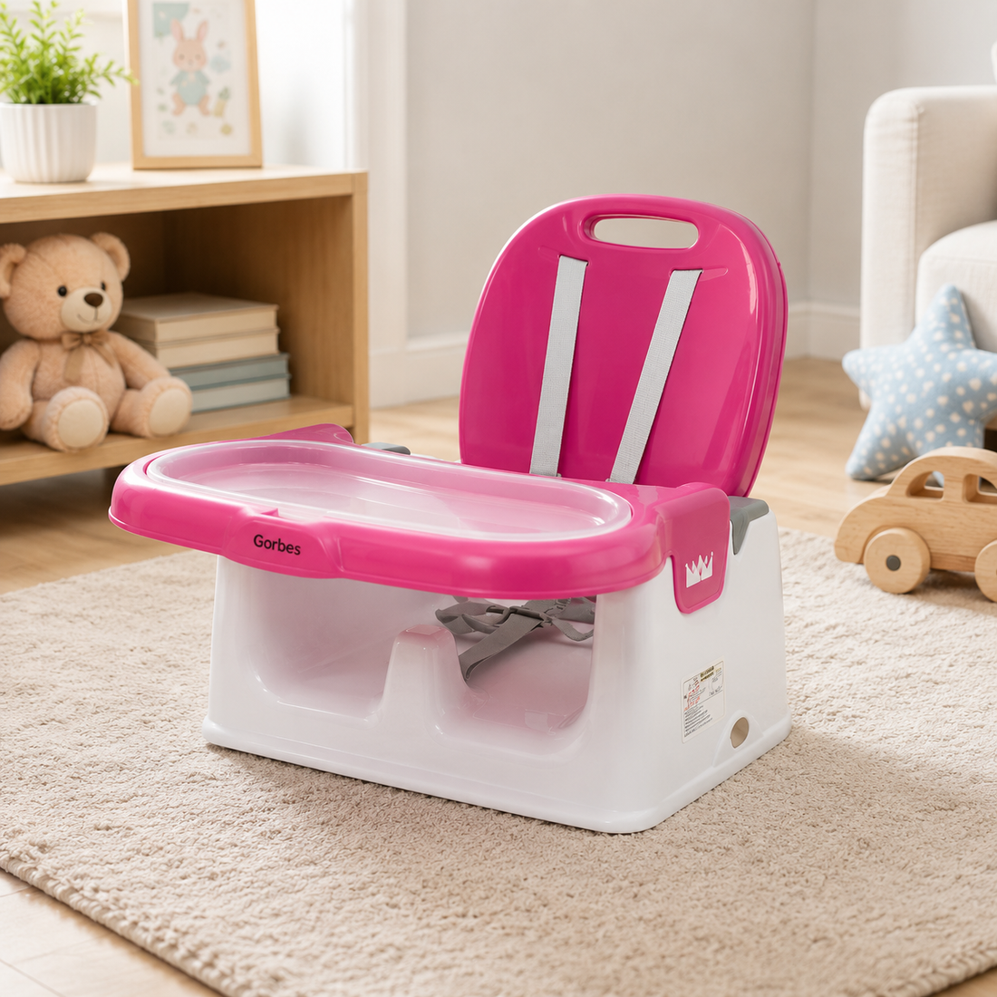 Baby Booster Seat - Pink