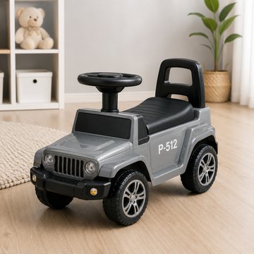 OFF-ROAD JEEP STYLE KIDS RIDE-ON CAR - GREY