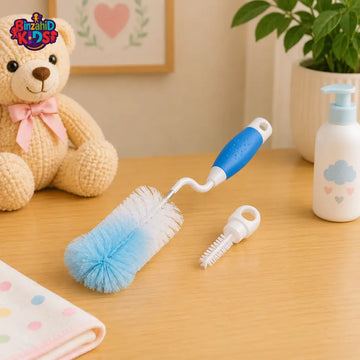 FARLIN BOTTLE & NIPPLE BRUSH - BLUE