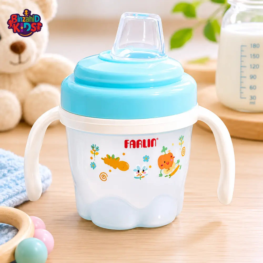 FARLIN DRINKING CUP STEP 2-SPOUT 120ML-GREEN