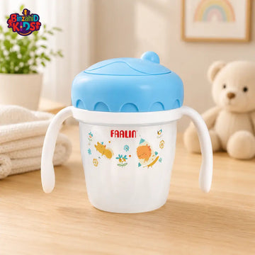 FARLIN DRINKING CUP STEP 3-STRAW 120ML-BLUE