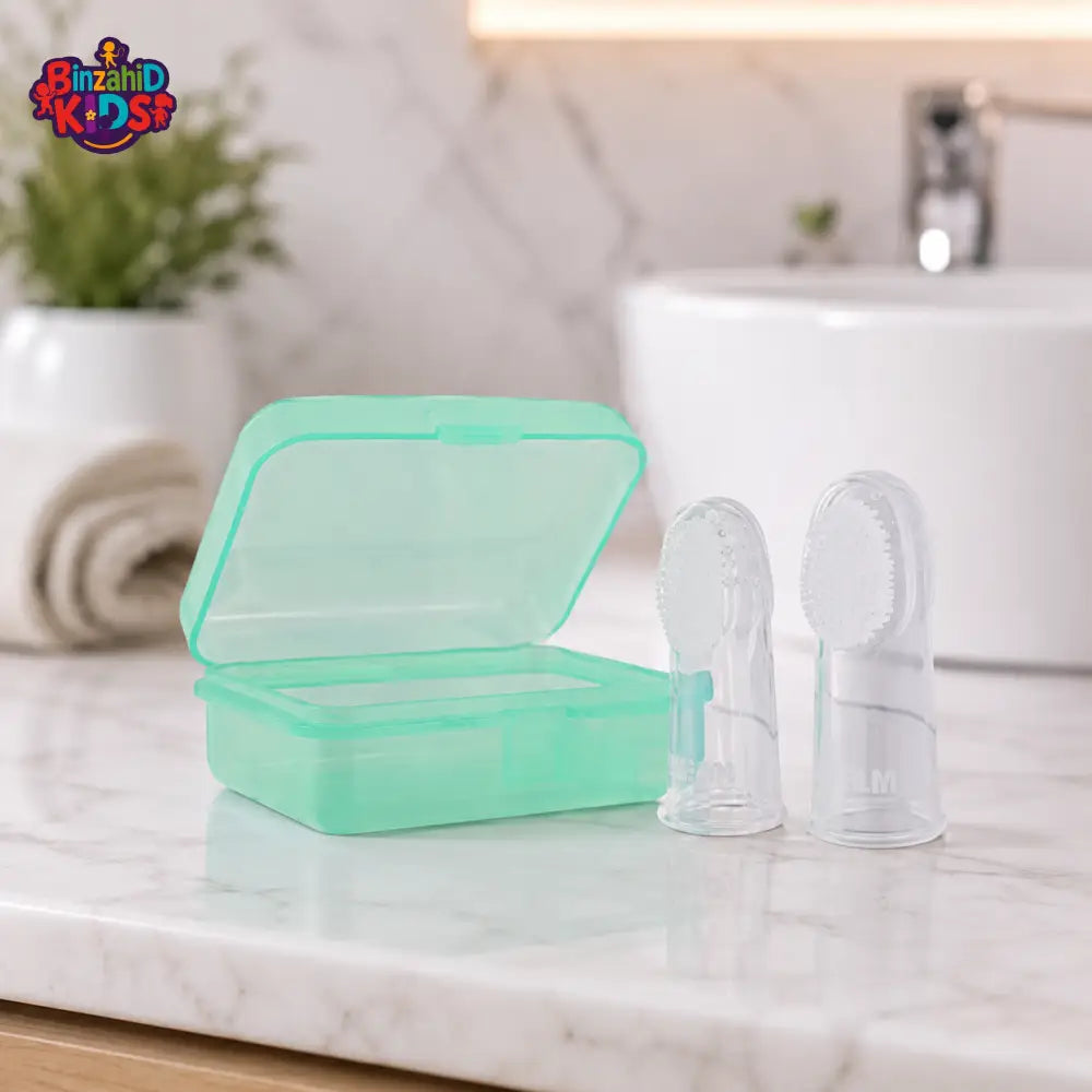 FARLIN FINGER TOOTHBRUSHES PARENTS SET