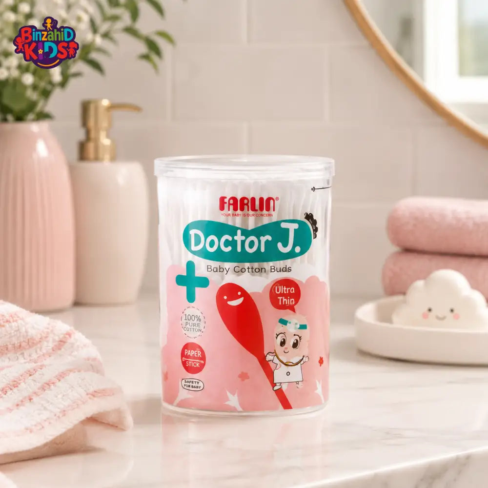 FARLIN PAPER STEM COTTON SWAB (190 PCS)