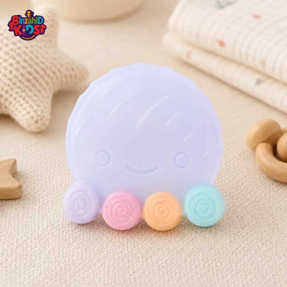 FARLIN SILICONE GUM SOOTHER - BLUE OCTOPUS