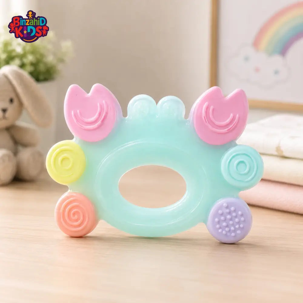 FARLIN SILICONE GUM SOOTHER - GREEN CRAB