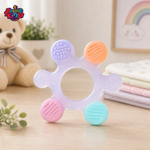 FARLIN SILICONE GUM SOOTHER - LAVENDAR STARFISH