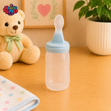 FARLIN SQUEEZABLE EASY SPOON FEEDER 180ML - BLUE