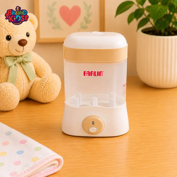 FARLIN STEAM STERILIZER 3 BOTTLES - PEACH