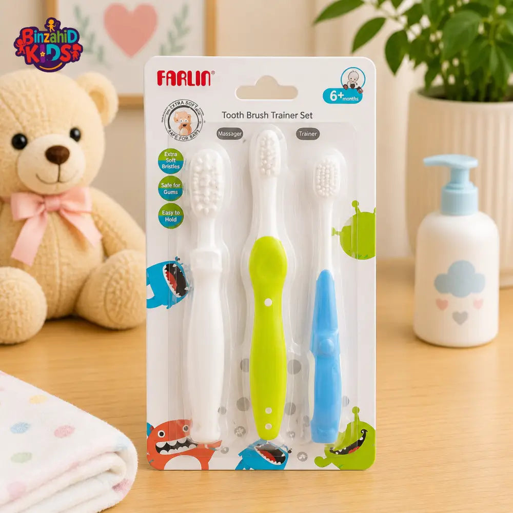 FARLIN THREE STAGES TOOTH BRUSH SET