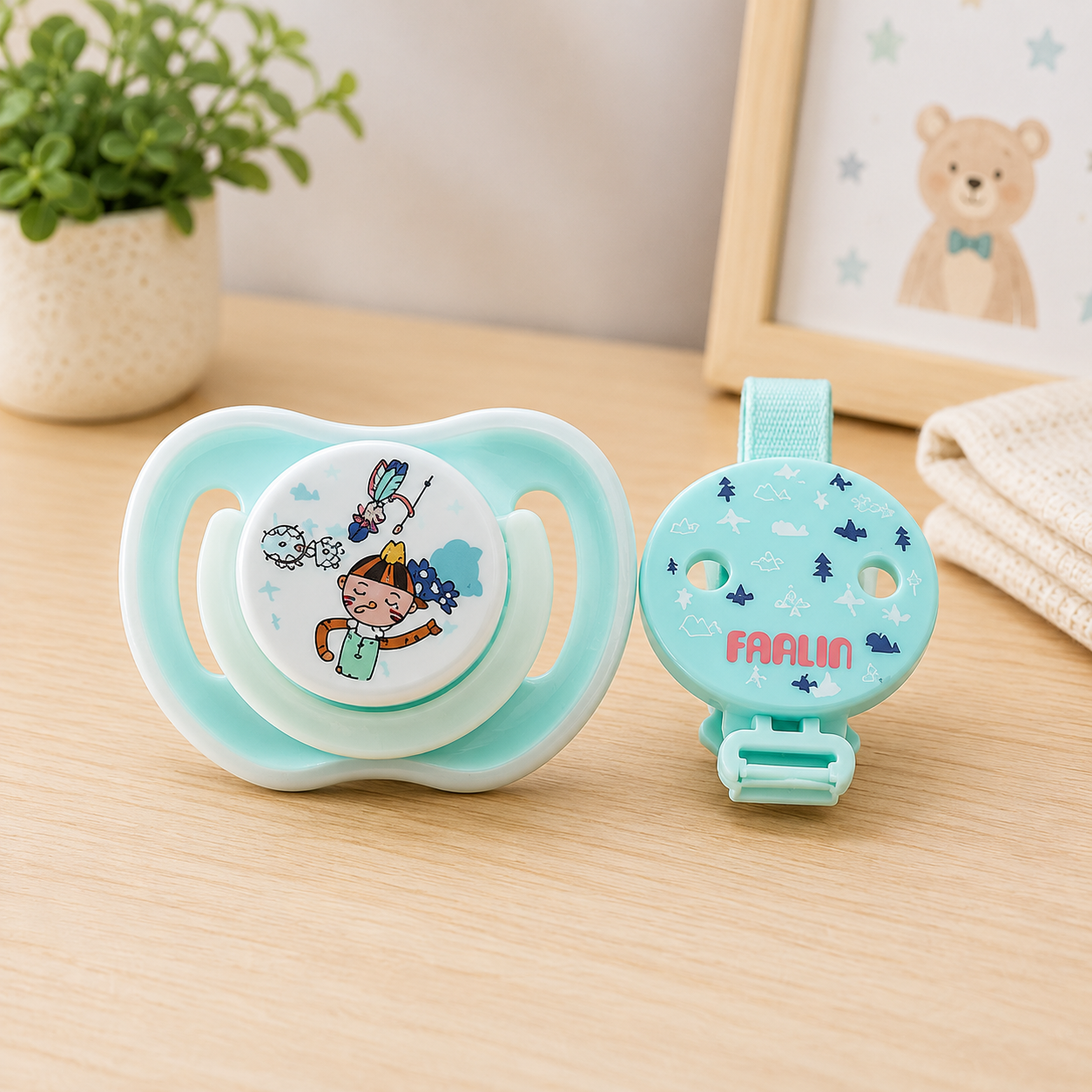 FARLIN PACIFIER & CHAIN