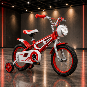 ANHAPI  KIDS SPORT BICYCLE WITH TRAINING WHEELS - RED
