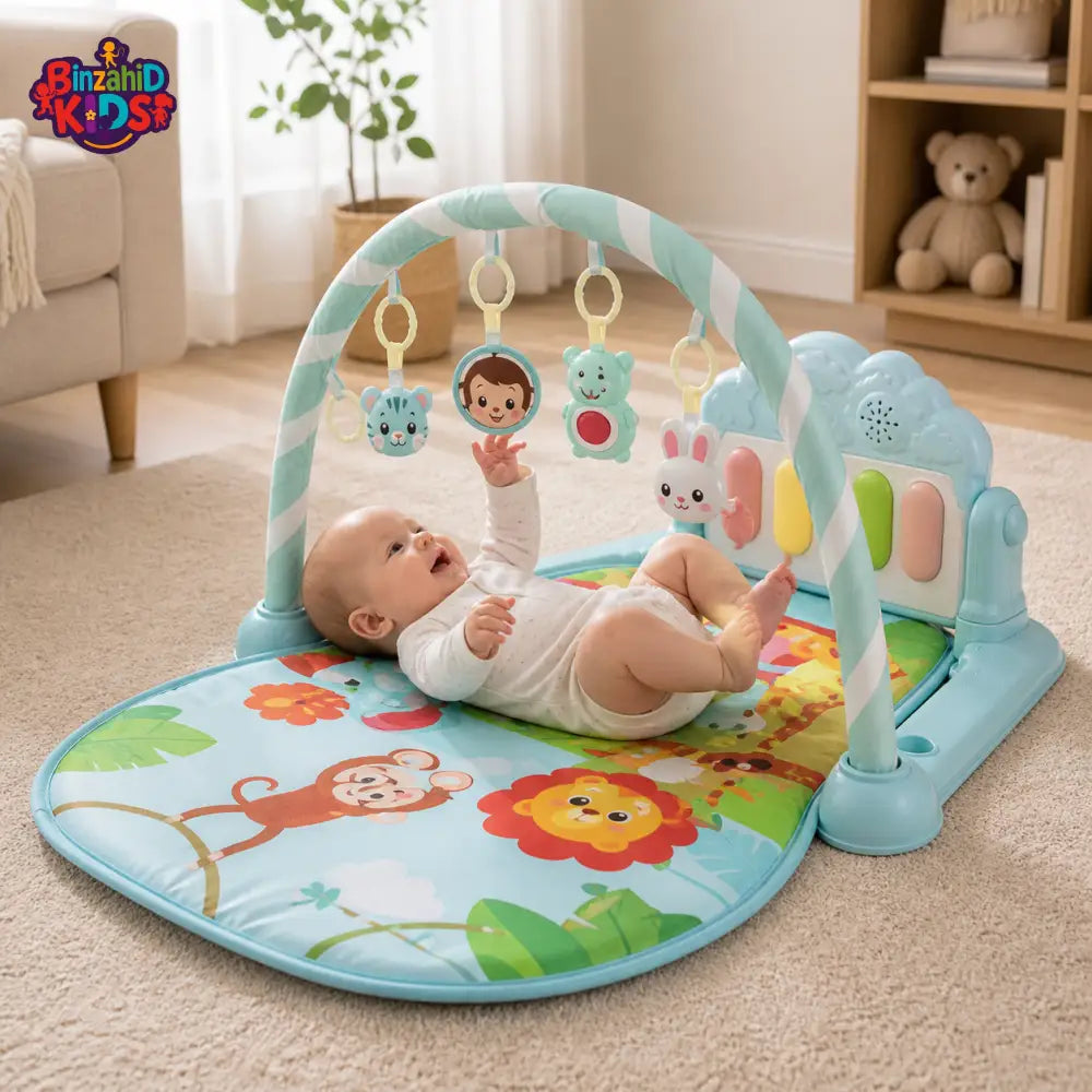 FISHER-PRICE BABY ACTIVITY PLAY GYM MAT - SKY