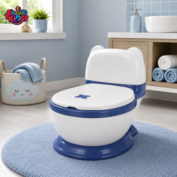 FOLDABLE BABY POTTY TRAINING SEAT - BLUE