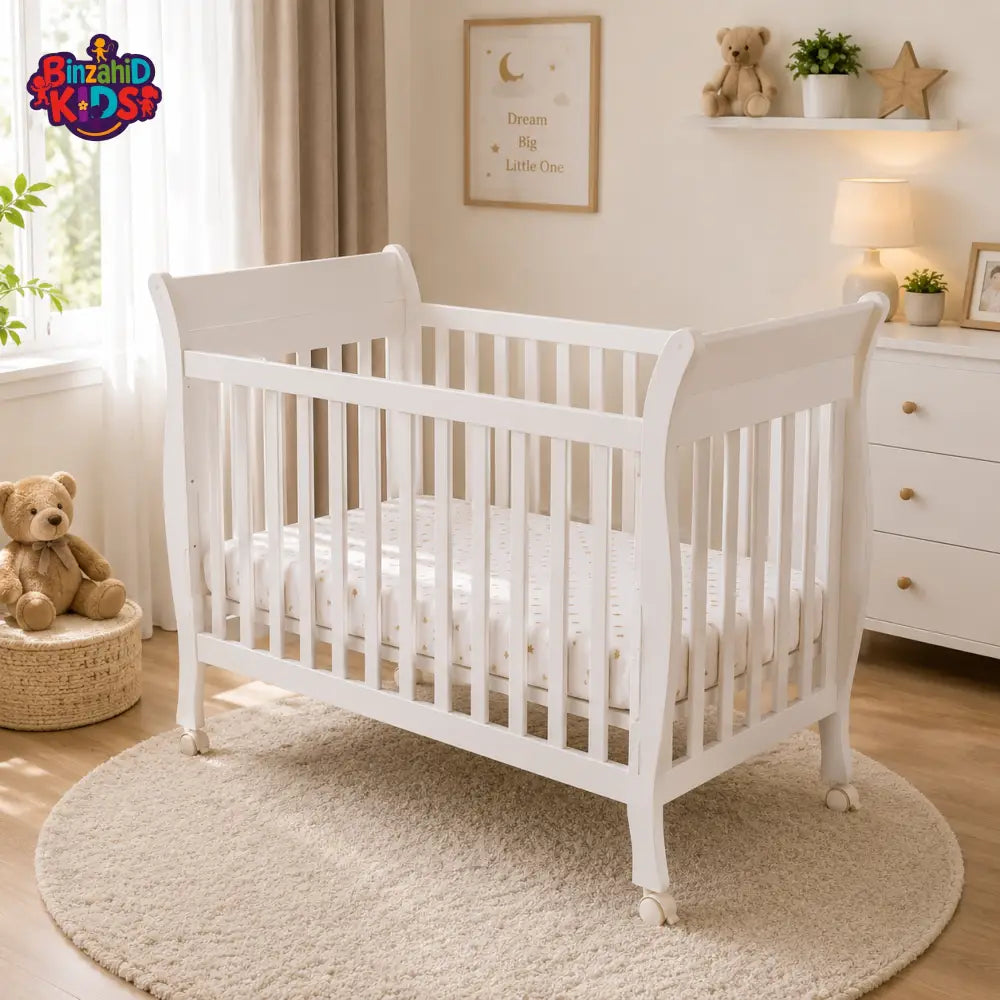 FOLDABLE WOODEN BABY CRIB
