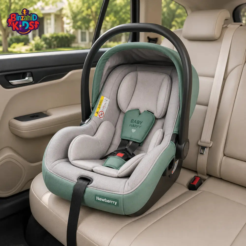 INFANTES BABY CARRY COAT CAR SEAT - GREEN