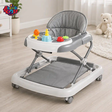 INFANTES BABY WALKER WITH FOOT PAD - GREY