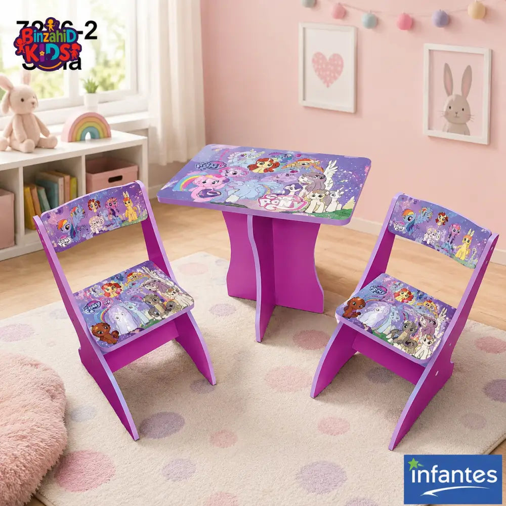 INFANTES KIDS STUDY DESK WITH CHAIRS - SOFIA