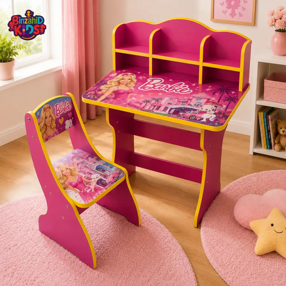 INFANTES KIDS TOY STORY STUDY DESK WITH CHAIR - BARBIE