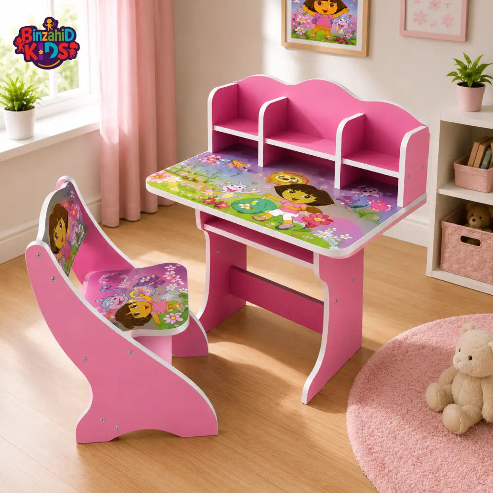 INFANTES KIDS TOY STORY STUDY DESK WITH CHAIR - DORA