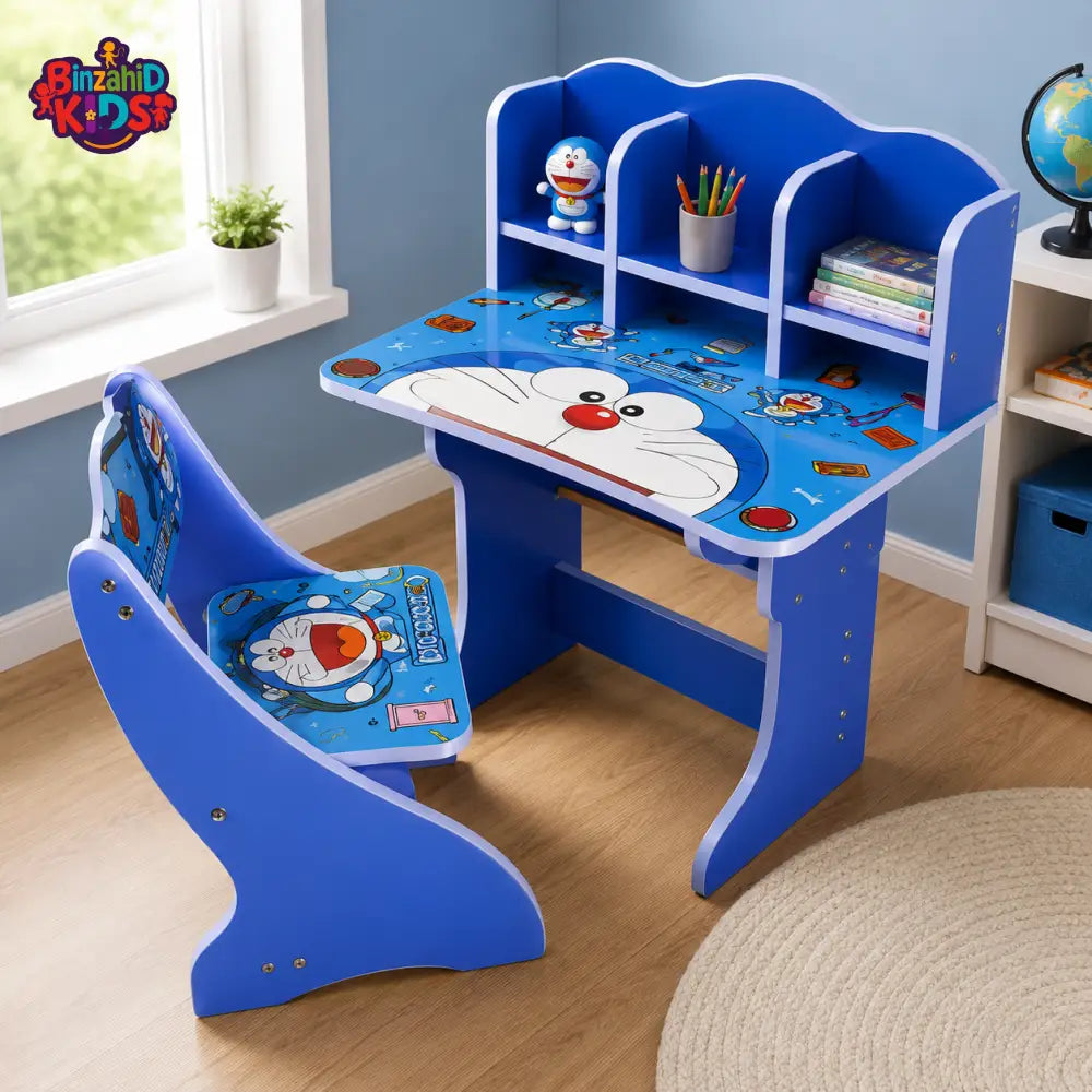 INFANTES KIDS TOY STORY STUDY DESK WITH CHAIR - DORAEMON