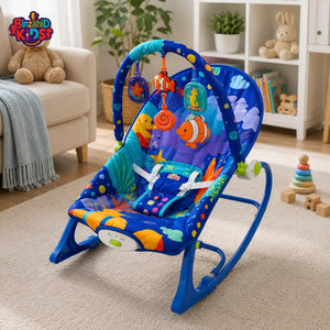 INFANTES MULTIFUNCTIONAL BABY ROCKER & BOUNCER SEAT - BLUE