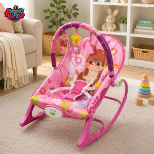 INFANTES MULTIFUNCTIONAL BABY ROCKER & BOUNCER SEAT - PINK