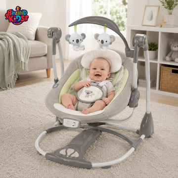 INGENUITY CONVERTME SWING SEAT PORTABLE BABY SWING - GREY