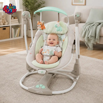 INGENUITY CONVERTME SWING SEAT PORTABLE BABY SWING - WHITE