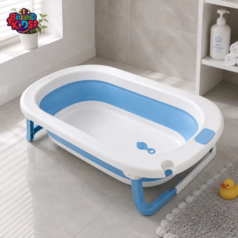 JOYOUS 5-IN-1 FOLDABLE BABY BATH TUB - BLUE
