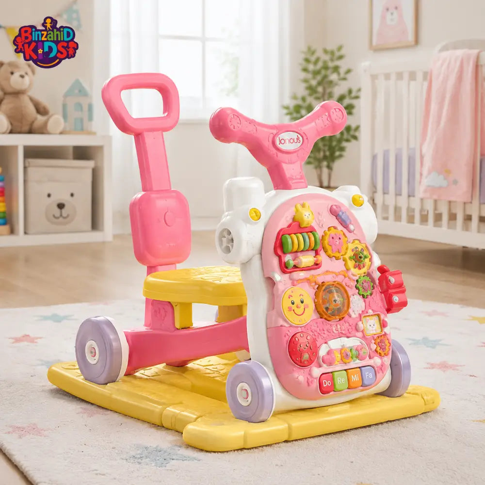 JOYOUS 5IN1 ACTIVITY WALKER - PINK