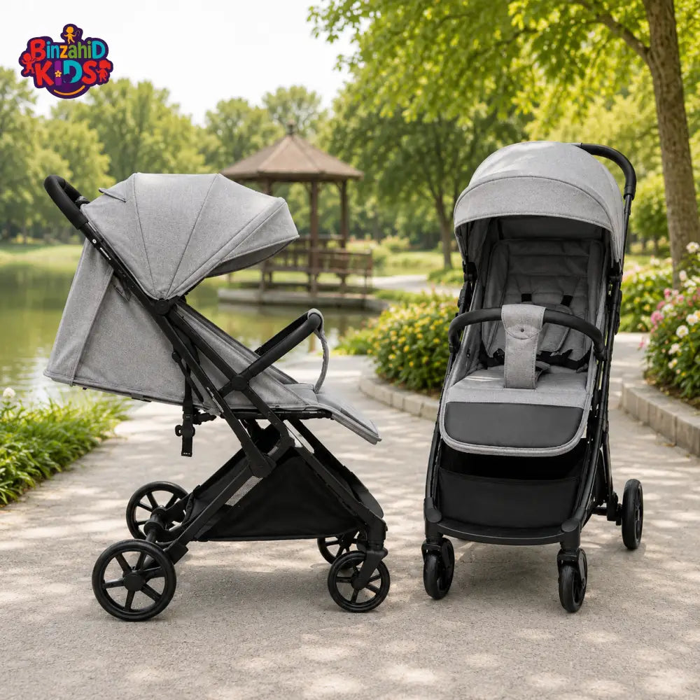 JOYOUS AEROLUX BABY STROLLER - GREY