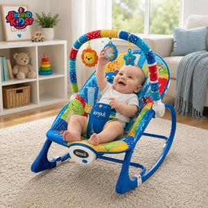 JOYOUS NEWBORN TO TODDLER ROCKER - BLUE