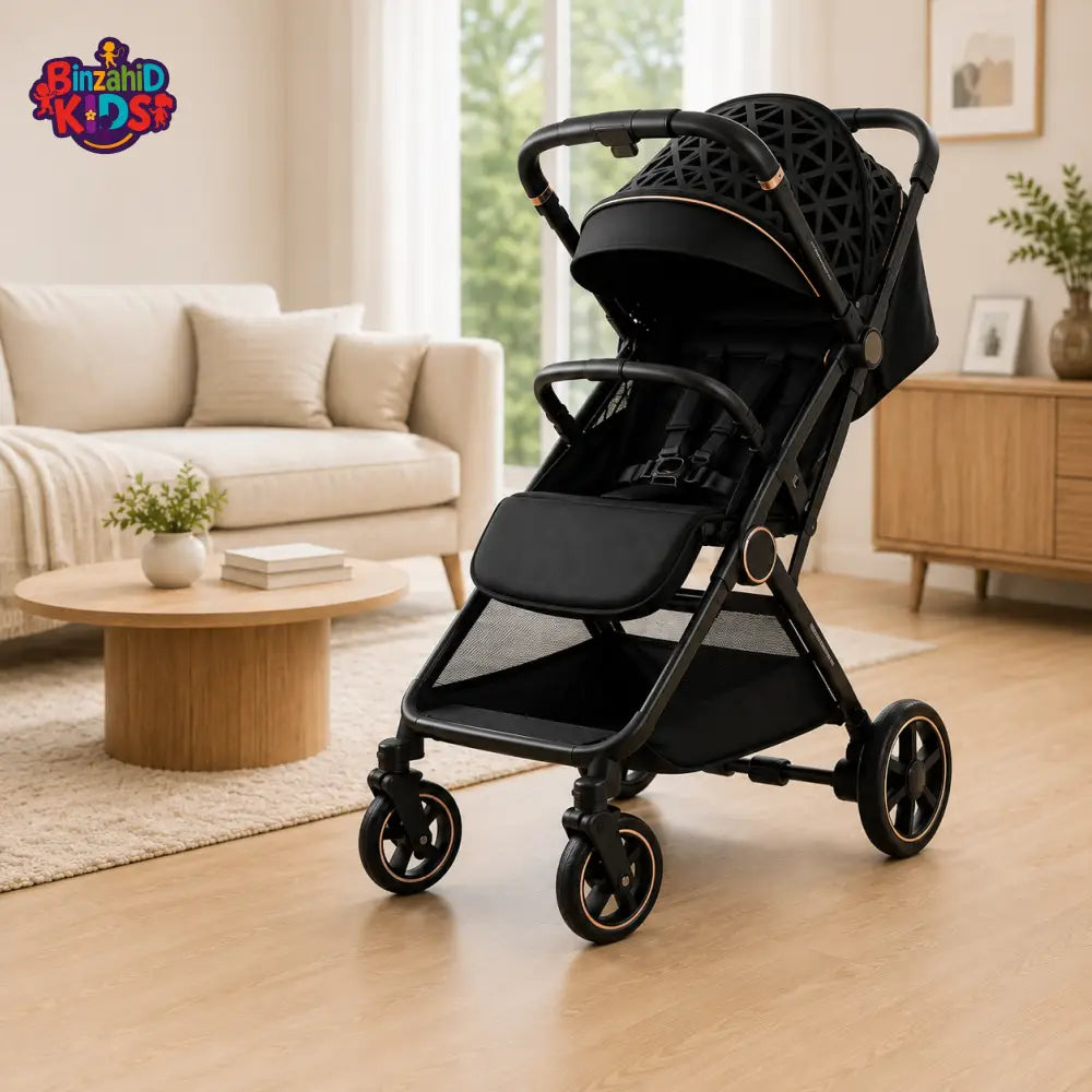 JOYOUS NOVARA LUXE BABY STROLLER - BLACK