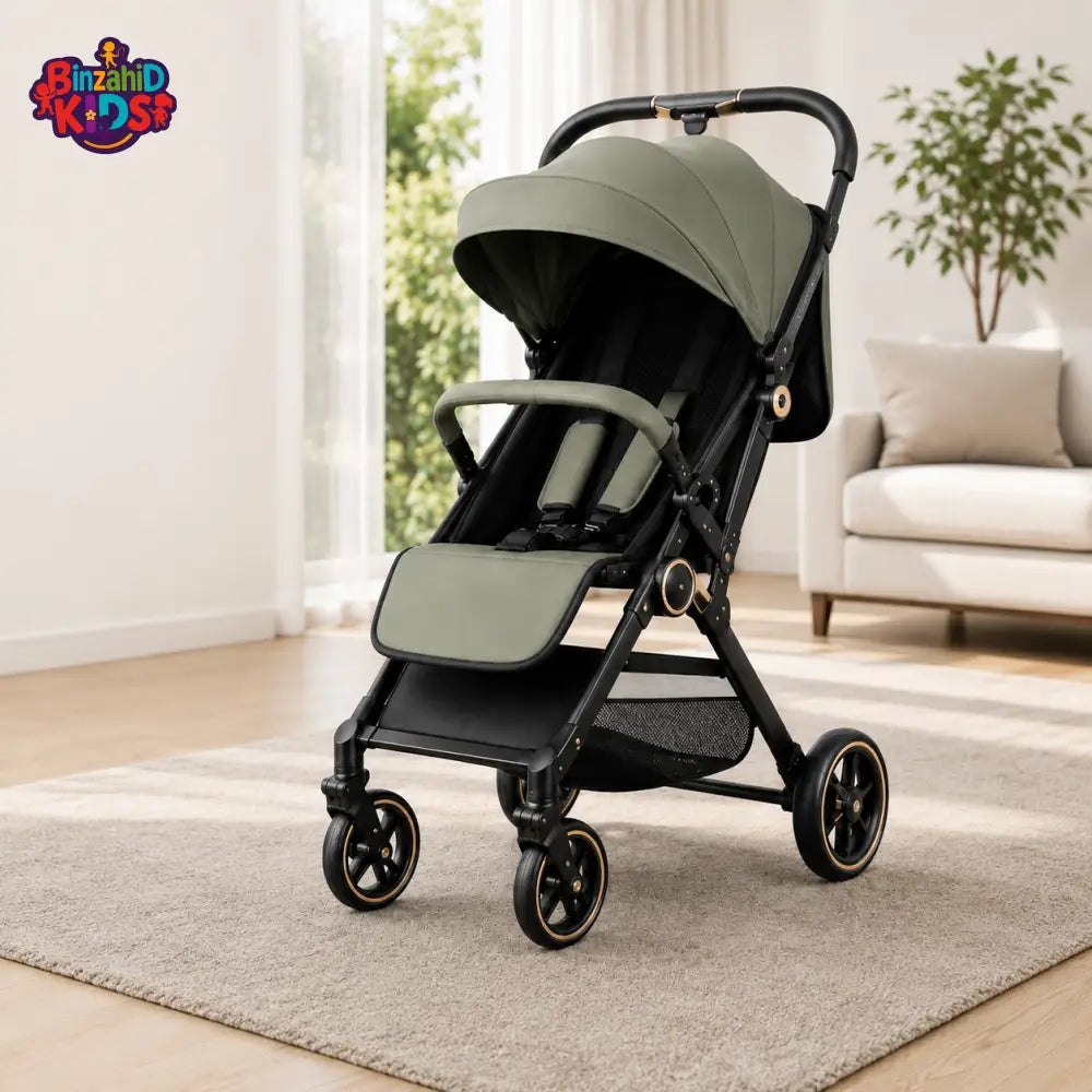 JOYOUS NOVARA LUXE BABY STROLLER - GREEN