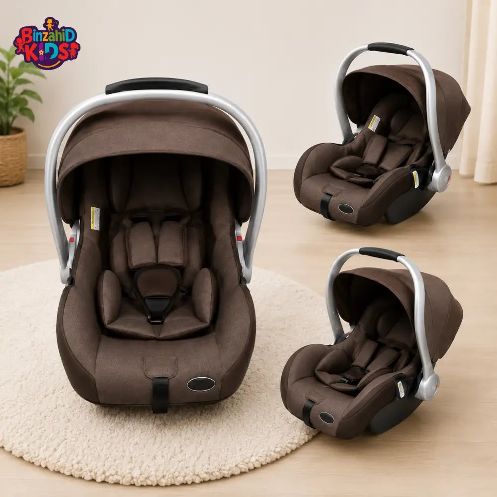 JOYOUS SAFEGUARD INFANT CAR SEAT - BROWN