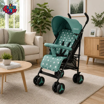 JOYOUS ULTRA COMPACT BABY STROLLER - GREEN
