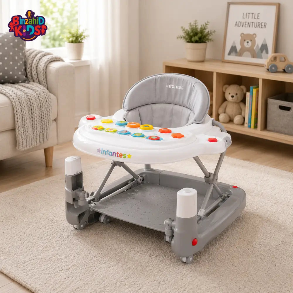 JUNIOR ACTIVITY BABY WALKER - GREY