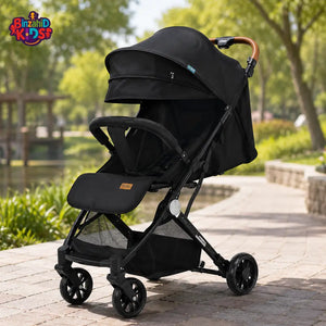 KIDILO LUXURY PORTABLE BABY STROLLER - BLACK