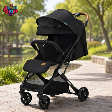 KIDILO LUXURY PORTABLE BABY STROLLER - BLACK