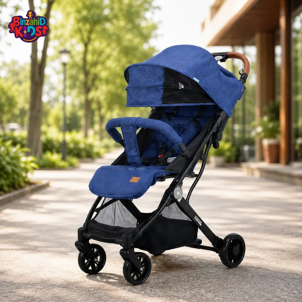 KIDILO LUXURY PORTABLE BABY STROLLER - BLUE
