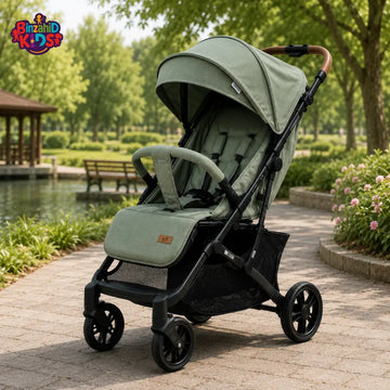 KIDILO LUXURY TRAVEL BABY STROLLER - GREEN