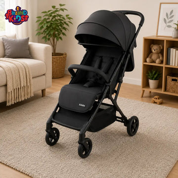 KIDILO PREMIUM REVERSIBLE BABY STROLLER - BLACK