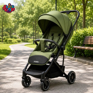 KIDILO PREMIUM REVERSIBLE BABY STROLLER - GREEN