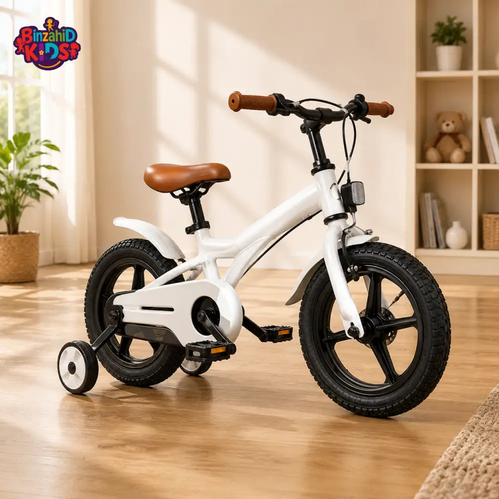 KIDS BALANCE BIKE WITH TRAINING WHEELS