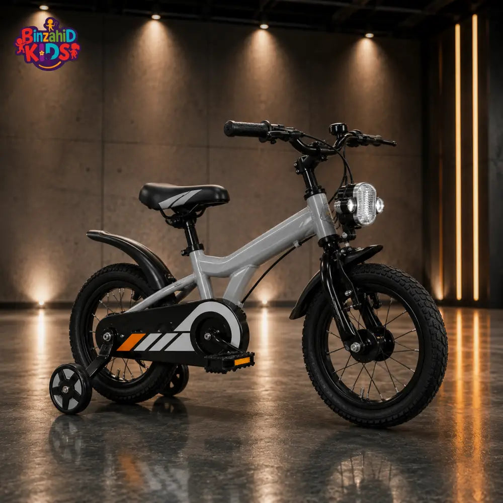 KIDS MOUNTAIN BICYCLE WITH DISC BRAKES - GREY