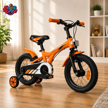 KIDS MOUNTAIN BICYCLE WITH DISC BRAKES - ORANGE