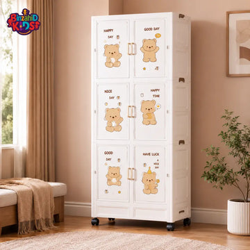 LARGE KIDS CLOTHES STORAGE WARDROBE CABINET - DM-8