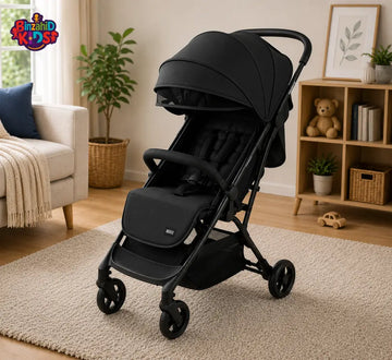 LUXURY COMPACT BABY STROLLER - BLACK