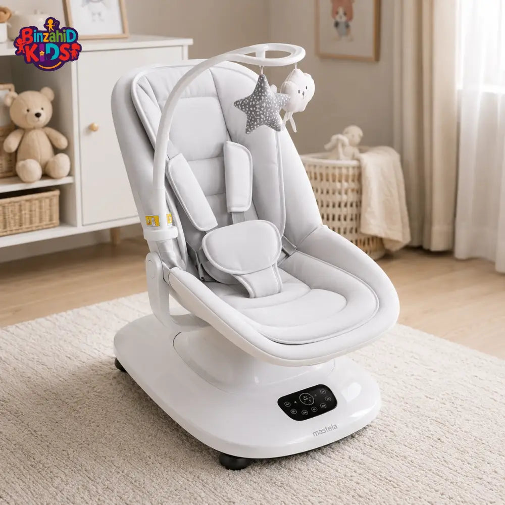 MASTELA AUTO SWING BABY ROCKER - WHITE